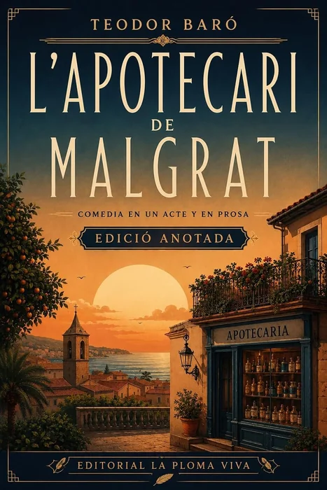 L'apotecari de Malgrat (edició anotada): Comedia en un acte y en prosa (Catalan Edition)